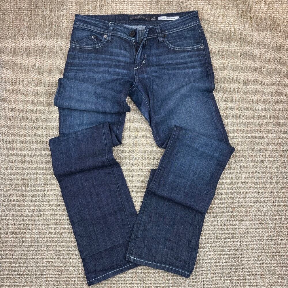 ✨ Dylan George | Annabel Straight | Size 28 | Dark Indigo | Made in USA